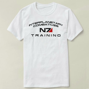 N7TrainingMassEffectAndromeda质量效应仙女座圆领上衣T恤