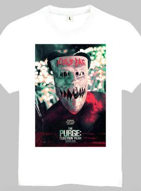 The Purge T-shirt 人类清除计划 T恤 订制T恤 潮流电影系列T恤