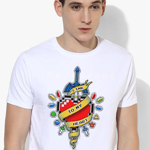 Legend of Zelda塞尔达传说Cuccos TeeShirt成人T恤定制圆领衣服a