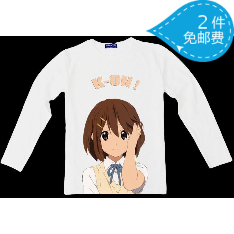 K-ON莫代尔大幅面动漫周边长袖T