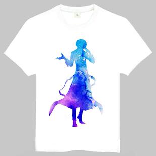 Bungo Stray Dogs T-shirt 文豪野犬 T恤 动漫T恤 白色短袖T恤