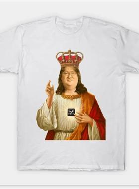 Lord gaben T-Shirt 短袖T恤 恶搞 Steam 游戏 赐予 名人 男女