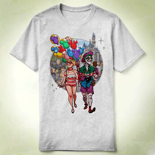 HappiestPlaceonEarthjokerHarleyQuinn小丑T-ShirtT恤