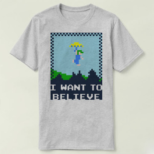 Retro Believer Lemmings VIDEO GAME Tee Shirt衣服T恤成人