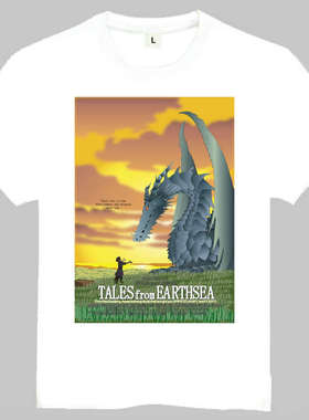 Tales from Earth T-shirt 宫崎骏 地海战记 T恤 白色动漫T恤