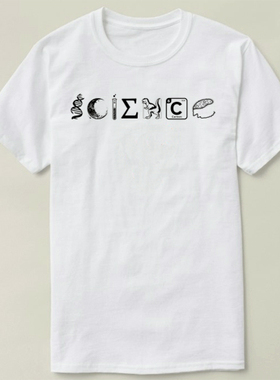 Physics 物理 SCIENCE Coexist 衣服定制Science tee T-Shirt T恤