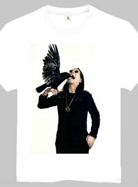 Ozzy Osbourne T-shirt 白色短袖 奥兹 奥斯本 T恤 欧美潮流T恤