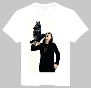 Ozzy Osbourne T-shirt 白色短袖 奥兹 奥斯本 T恤 欧美潮流T恤