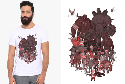 Fallout4vaultboy4T-ShirtTEE男