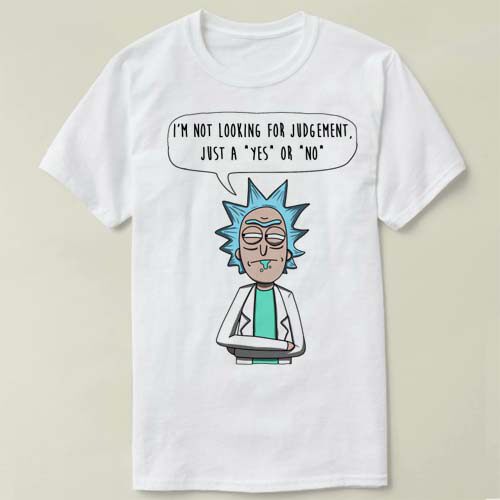judgementT-ShirtquoteRickDIY男