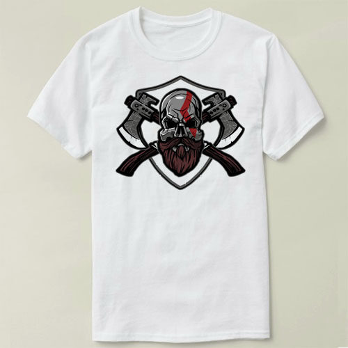 MasterRageKratosSpartaGodOfWarGOW战神4Shirt衣服T恤
