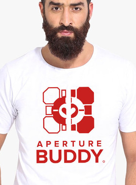 Portal传送门Gabe Newell Valve TeeShirt成人T恤定制圆领衣服8