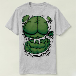 Green Giant hulk 绿巨人浩克 爆衣 半袖定制成人Tee T-Shirt T恤