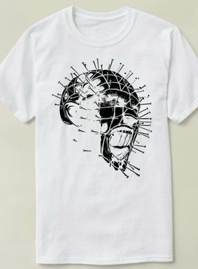 Hellraiser养鬼吃人pinhead钉头鬼圆领半袖成人Tee Shirt T恤 2