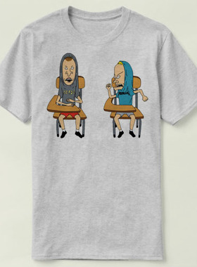 Beavis and Butt Head 瘪四与大头蛋 半袖成人 T-Shirt T恤   diy