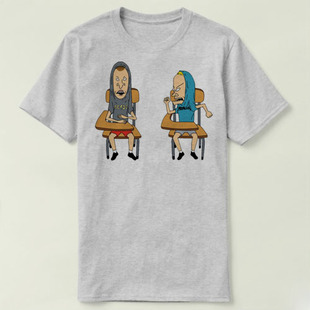 Beavis and Butt Head 瘪四与大头蛋 半袖成人 T-Shirt T恤   diy