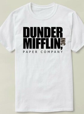 Dunder Mifflin Paper Company 个性 半袖 来图 T-Shirt T恤 短袖