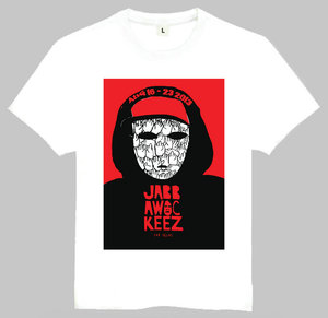 jabbawockeez T-shirt 假面舞客 T恤 乐队潮流 白色短袖T恤