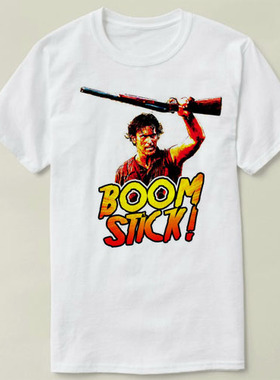 ASH EVIL DEAD boomstick鬼玩人圆领 定制成人Tee Shirt T恤 3