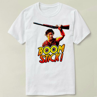 ASH EVIL DEAD boomstick鬼玩人圆领 定制成人Tee Shirt T恤 3