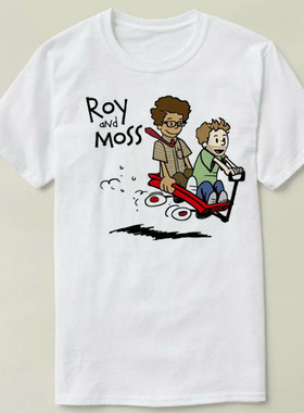 The IT Crowd Roy Moss Calvin Hobbes  IT狂人群英  Shirt T恤 5