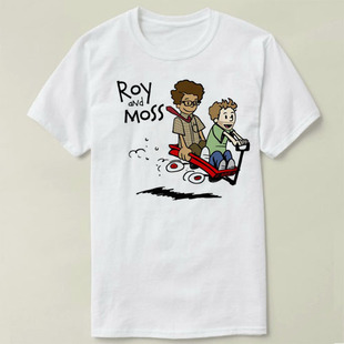 The IT Crowd Roy Moss Calvin Hobbes  IT狂人群英  Shirt T恤 5
