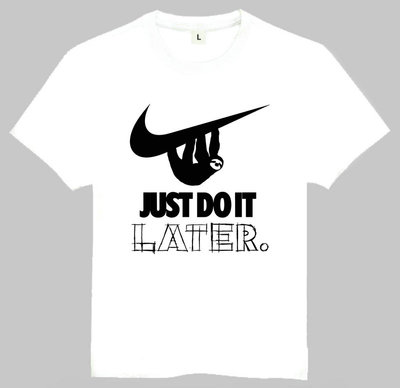 T-shirtlaterJustdoit短袖牛臣仕