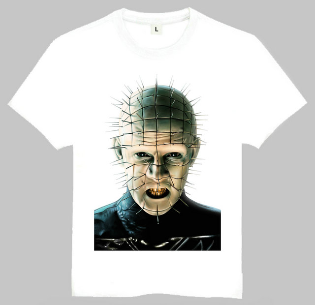 Hellraiser T-shirt 猛鬼追魂 T恤 钉头鬼T恤 Pinhead T-shirt