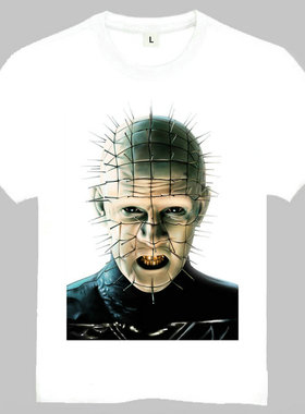 Hellraiser T-shirt 猛鬼追魂 T恤 钉头鬼T恤 Pinhead T-shirt