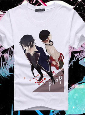 K 吠舞罗 Scepter 4 伏见猿比古八田美咲多款周防尊T恤狗朗猫短袖