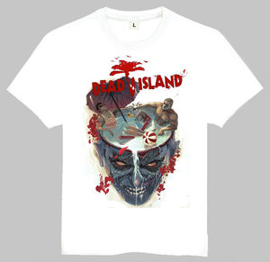 Dead Island T-shirt 死亡岛 T恤 白色 短袖 欧美潮流T恤 Brains