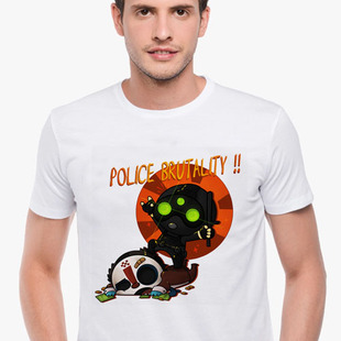 PAYDAY 2收获日Tee-Shirt成人男女成人T恤DIY上衣圆领 3