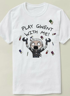 The Wicher3 PLAY gwent 巫师3昆特牌Tee Shirt圆领半袖定制T恤