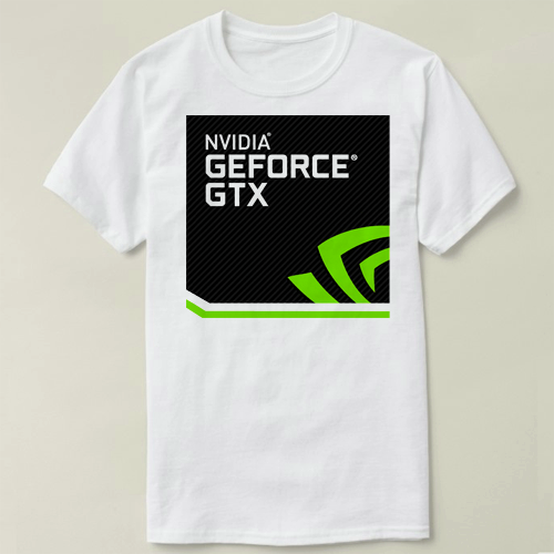 GEEK极客程序员 nvidia geforce gtx英伟达定制 T-Shirt T恤