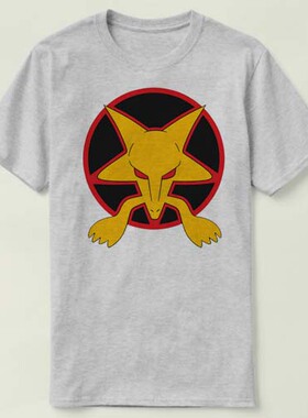 衣服 短袖 定制  Tee T-Shirt T恤 pokemon  alakazam pentagram
