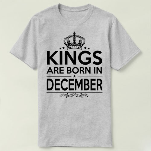 kings are born in december生日 birthday tee t-shirt t恤 衣服