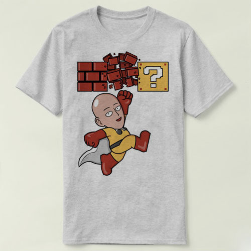 SaitamaT-Shirtpunchmarioone男