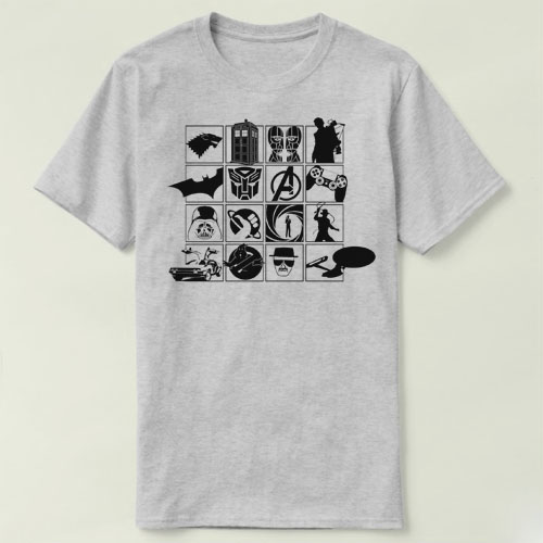 Awesome movie GAME T Shirt 圆领 衣服 定制  T恤