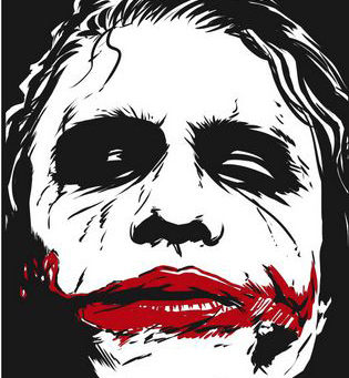 darkknightLedgerbatmanJokerT男