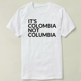 T恤 定制 Not 半袖 Tee Colombia Shirt DIY Columbia