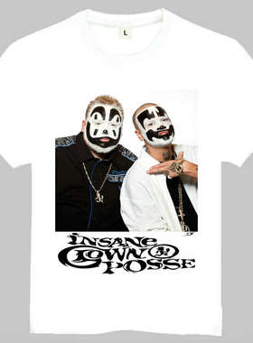 Insane Clown Posse T-shirt 疯狂小丑波塞 T恤 欧美潮流T恤