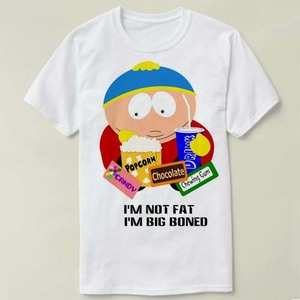 South park cartman big boned南方公园  成人Tee T-Shirt T恤