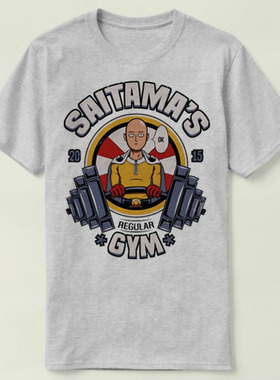 one punch man Saitama 一拳超人 GYM 半袖成人Tee T-Shirt T恤