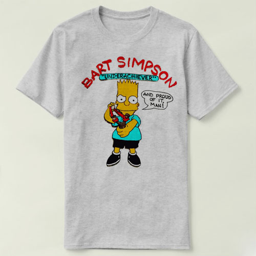 underachiever bart DIY衣服定制班服儿童 Tee T-Shirt T恤