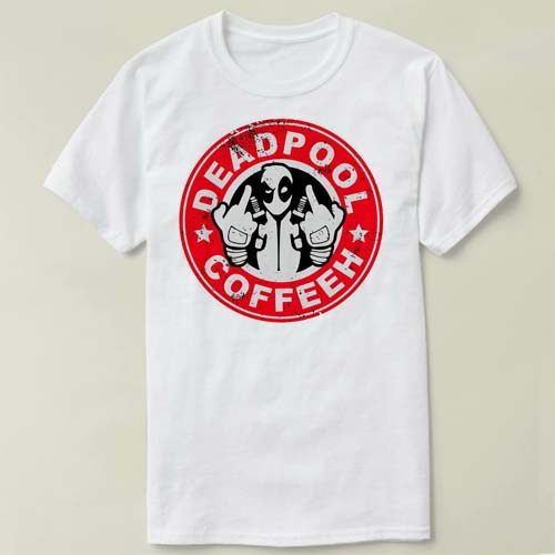 DeadpoolMarvelCOFEEHShirtTee男