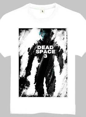 Dead Space T-shirt 死亡空间 T恤 欧美潮流T恤 白色游戏T恤