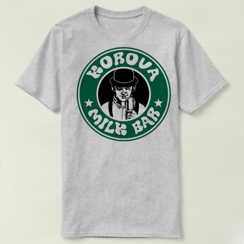 A Clockwork Orange Droogs Korova Milk Bar发条橙 T-Shirt T恤