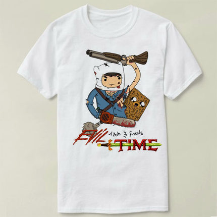 ASH EVIL DEAD boomstick鬼玩人ADVENTURE TIME探险活宝Shirt T恤