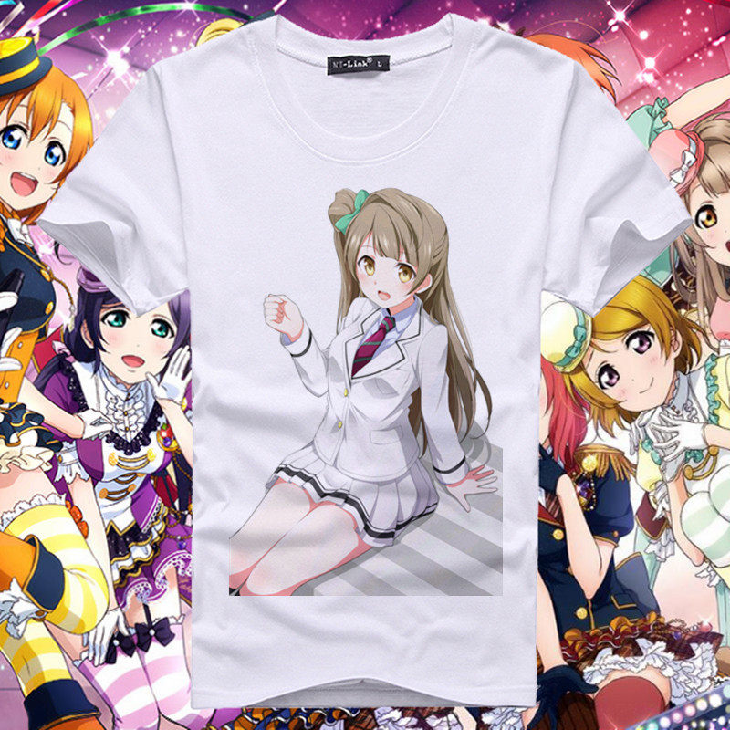 南小鸟 街头多款日常动漫t恤唯美牛奶丝短袖东条希衣服