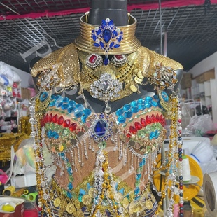 爱死机吉巴罗女妖cos塞壬夸张异域风情摄影服装道具酒吧演出服装